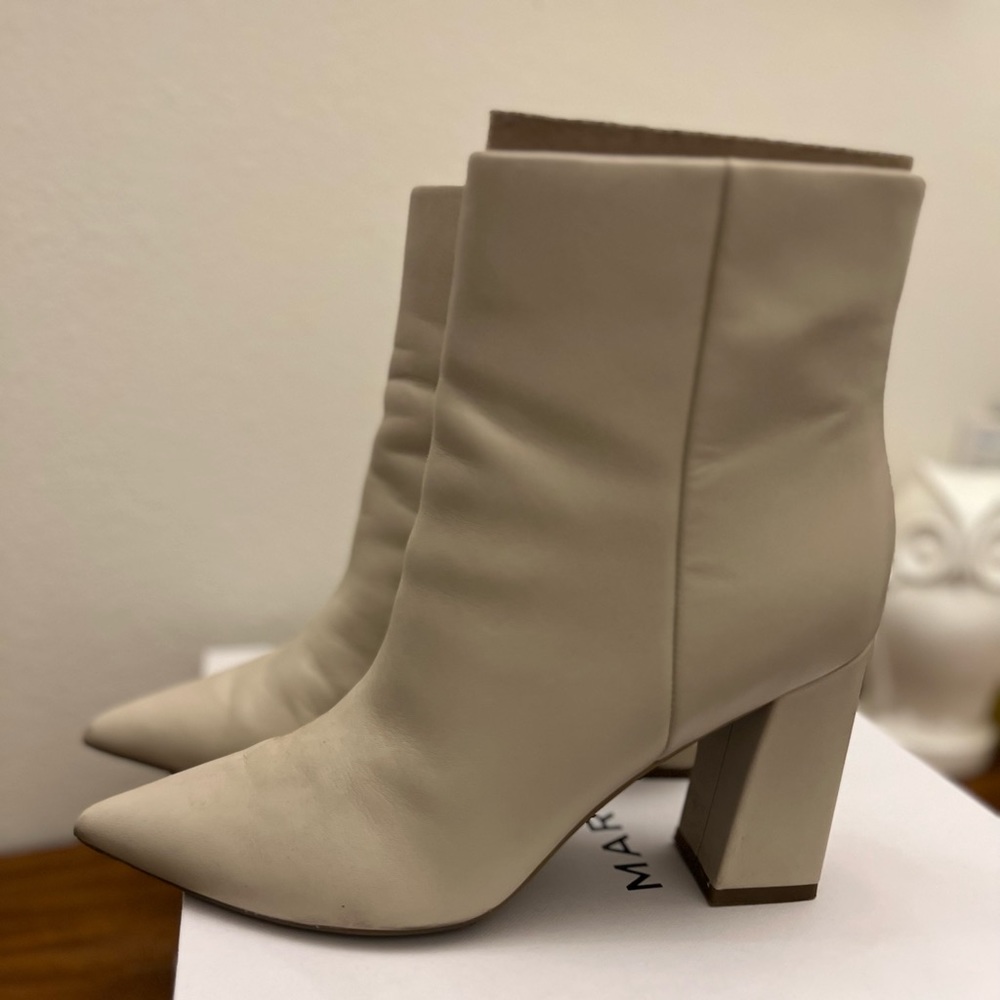 Marc Fisher Ivory boots